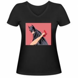 Женская футболка с V-образным вырезом Lovelace - PrintSalon