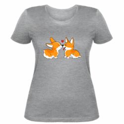 Жіноча футболка Loving Corgi Couple