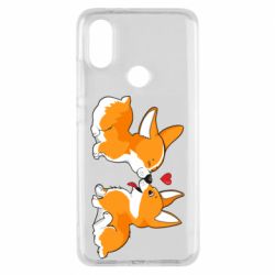 Чохол для Xiaomi Mi A2 Loving Corgi Couple - PrintSalon