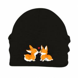 Шапка флисовая Loving Corgi Couple