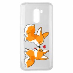 Чохол для Xiaomi Pocophone F1 Loving Corgi Couple - PrintSalon