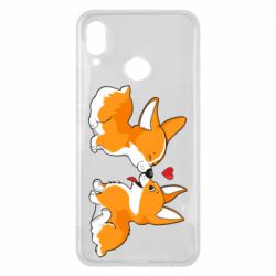 Чохол для Huawei P Smart Plus 2018 Loving Corgi Couple - PrintSalon