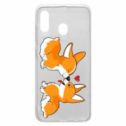 Чохол для Samsung A30 Loving Corgi Couple - PrintSalon