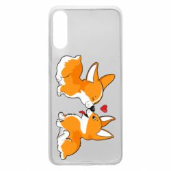 Чохол для Samsung A70 Loving Corgi Couple