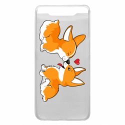 Чохол для Samsung A80 Loving Corgi Couple