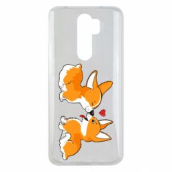 Чохол для Xiaomi Redmi Note 8 Pro Loving Corgi Couple - PrintSalon