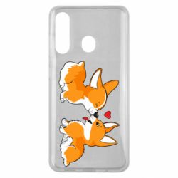 Чехол для Samsung M40 Loving Corgi Couple