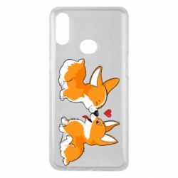 Чохол для Samsung A10s Loving Corgi Couple