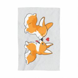 Рушник з принтом Loving Corgi Couple - PrintSalon