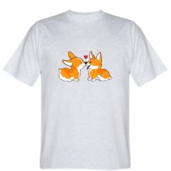 Чоловіча футболка Stedman Loving Corgi Couple - PrintSalon