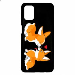 Чехол для Samsung M51 Loving Corgi Couple