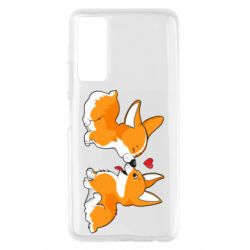 Чохол для Huawei P Smart 2021 Loving Corgi Couple