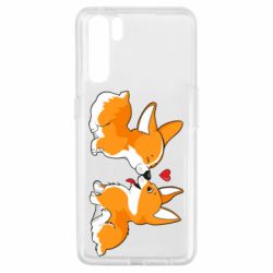 Чохол для Oppo A91 / Reno3Loving Corgi Couple - PrintSalon