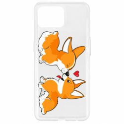 Чохол для Oppo Reno 4 Lite Loving Corgi Couple