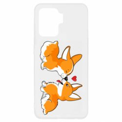 Чохол для Oppo Reno 5 Lite Loving Corgi Couple - PrintSalon