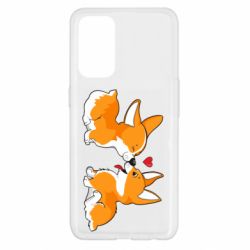 Чохол для Oppo Reno 5 4G Loving Corgi Couple - PrintSalon
