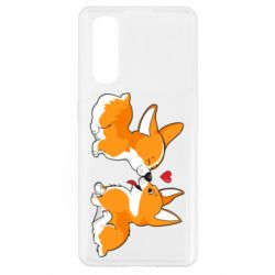 Чохол для Oppo Find X2Loving Corgi Couple - PrintSalon