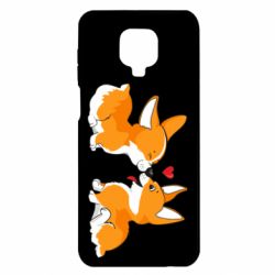 Чохол для Xiaomi Redmi Note 9S / 9Pro / 9Pro Max Loving Corgi Couple - PrintSalon