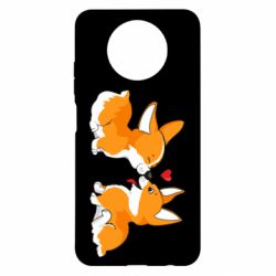 Чехол для Xiaomi Redmi Note 9 5G/Redmi Note 9T Loving Corgi Couple