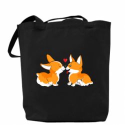 Эко-сумка Loving Corgi Couple