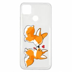 Чохол для Xiaomi Redmi 9c Loving Corgi Couple - PrintSalon