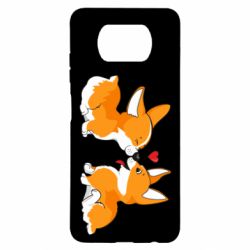 Чохол для Xiaomi Poco X3 Loving Corgi Couple - PrintSalon