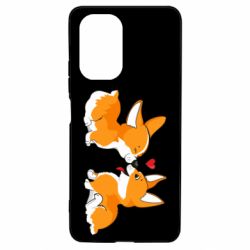 Чехол для Xiaomi Poco F3/K40 Loving Corgi Couple