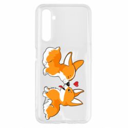 Чохол для Realme 6 Loving Corgi Couple
