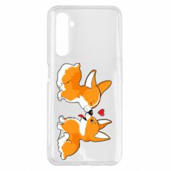 Чохол для Realme 6 Pro Loving Corgi Couple - PrintSalon