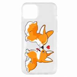 Чохол для iPhone 14 Plus Loving Corgi Couple - PrintSalon