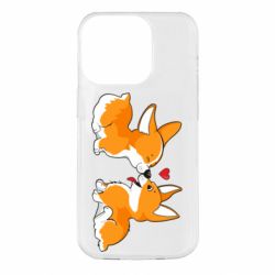 Чохол для iPhone 14 Pro Loving Corgi Couple - PrintSalon