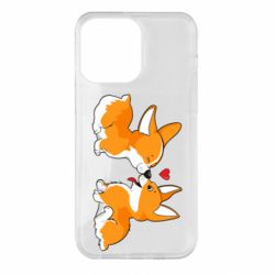 Чохол для iPhone 14 Pro Max Loving Corgi Couple - PrintSalon