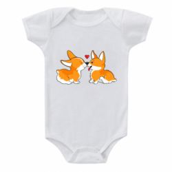 Дитячий бодік Loving Corgi Couple - PrintSalon