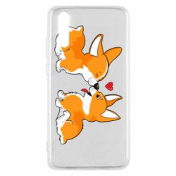 Чохол для Huawei P20 Loving Corgi Couple - PrintSalon