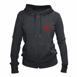 Женское худи на молнии Лучшая мама - PrintSalon