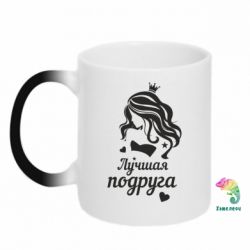 Чашка-хамелеон Краща подруга - PrintSalon