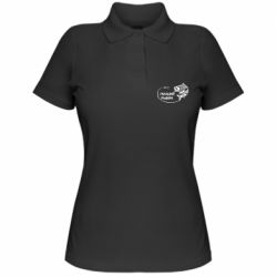 Женское поло Лучший рыбак - PrintSalon