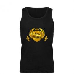 Мужская майка Лучший тренер - PrintSalon