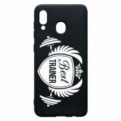 Чехол для Samsung A20 Лучший тренер - PrintSalon