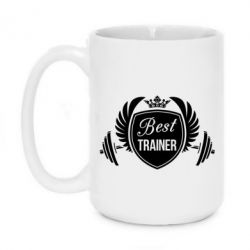Чашка 420ml Лучший тренер - PrintSalon
