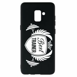 Чехол для Samsung A8+ 2018 Лучший тренер - PrintSalon