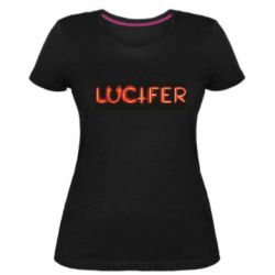 Женская премиум футболка Lucifer - PrintSalon