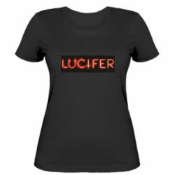 Женская футболка Lucifer - PrintSalon