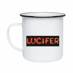 Кружка эмалированная Lucifer - PrintSalon