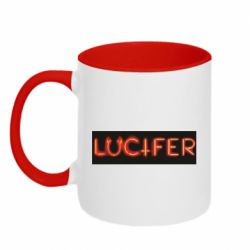 Чашка двухцветная 320ml Lucifer - PrintSalon