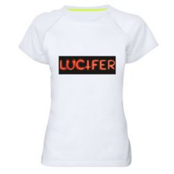 Женская футболка для спорта Lucifer - PrintSalon