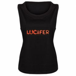 Женская майка Lucifer - PrintSalon
