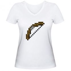 Жіноча футболка з V-подібним вирізом Лук - PrintSalon