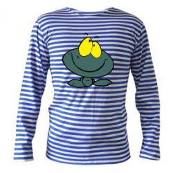 Тельняшка с длинным рукавом Лягушка - PrintSalon