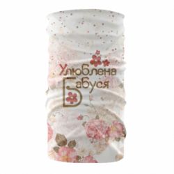 Бандана Любимая бабушка цветочки - PrintSalon